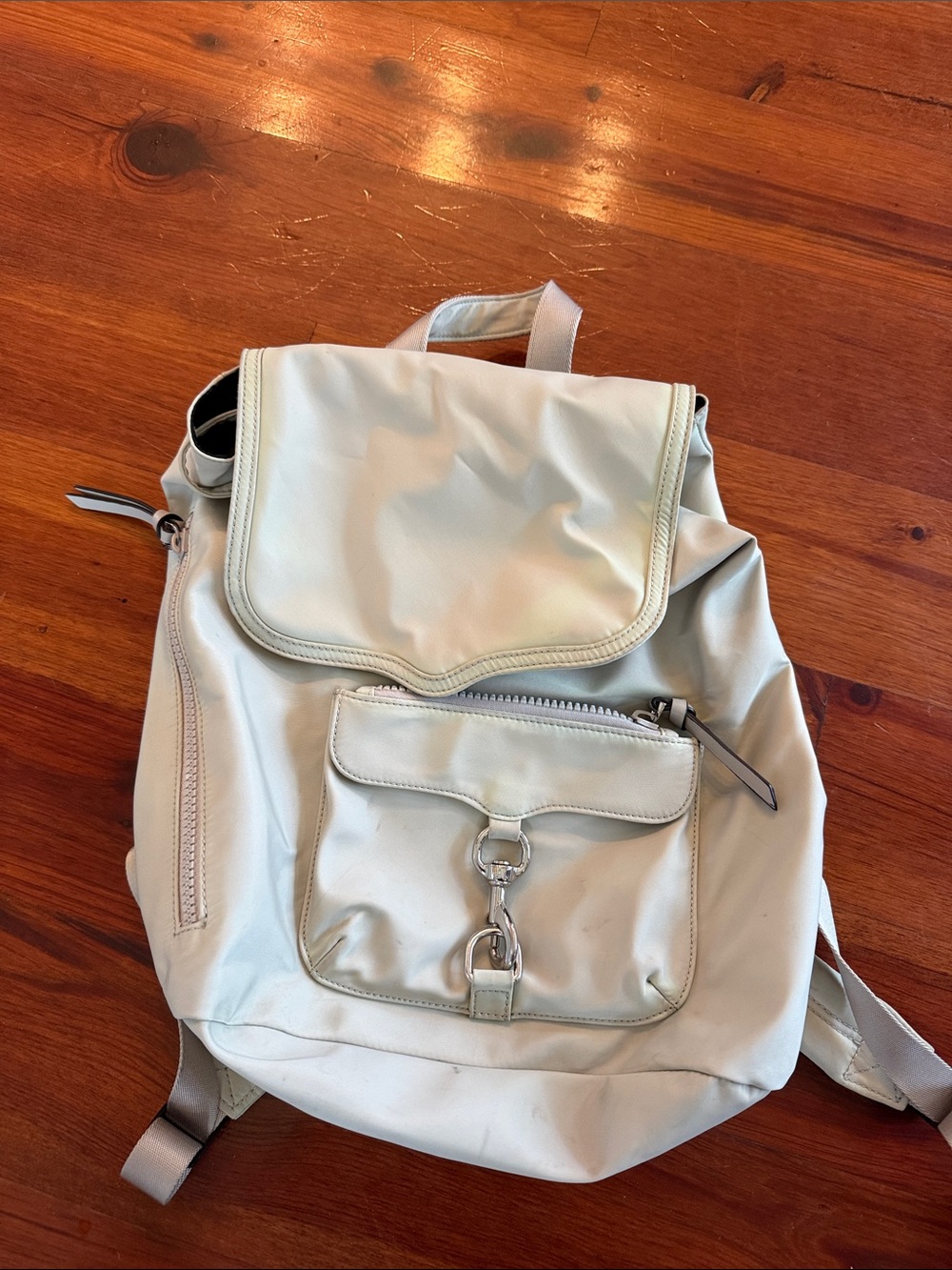 Rebecca Minkoff Light Cream Women's Backpack Handbag - Casual Everyday Bag